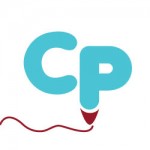 Logo de Crayolas y papel